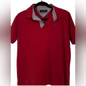 Tommy Hilfiger Men's Red Polo Shirt
